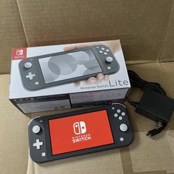 Nintendo Switch Lite- Gray Open Box