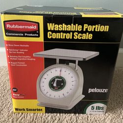 Rubbermaid Commercial Products Pelouze-805RWQ Mechanical Scale 5 lbs, NSF Certif