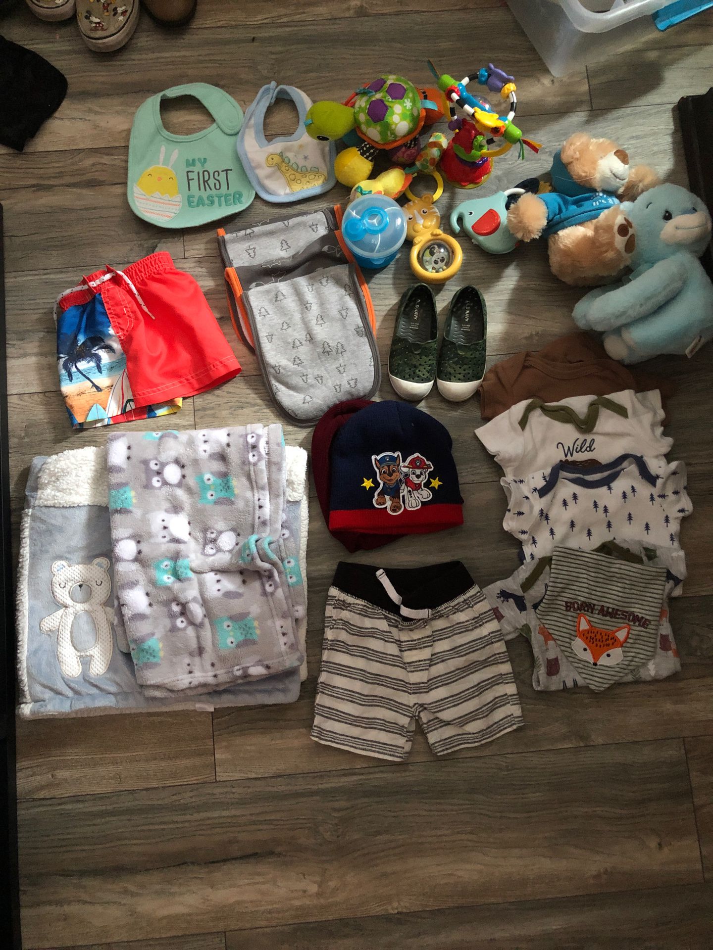 Random Baby/Toddler Clothes Toy LOT