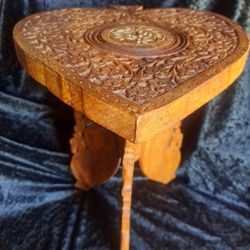 Vintage Handcrafted Wooden  Spade table