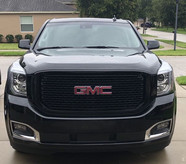 2017 Gmc Yukon Black And Stock Grills Package Deal For 2017 Gmc Yukon Black And Stock Grills Package Deal