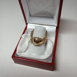 14k Gold Horseshoe Ring