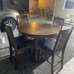 Wood Dining Table And Desk 