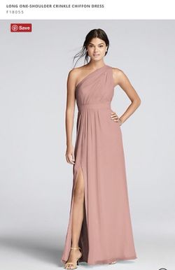 David's bridal on sale crinkle chiffon dress