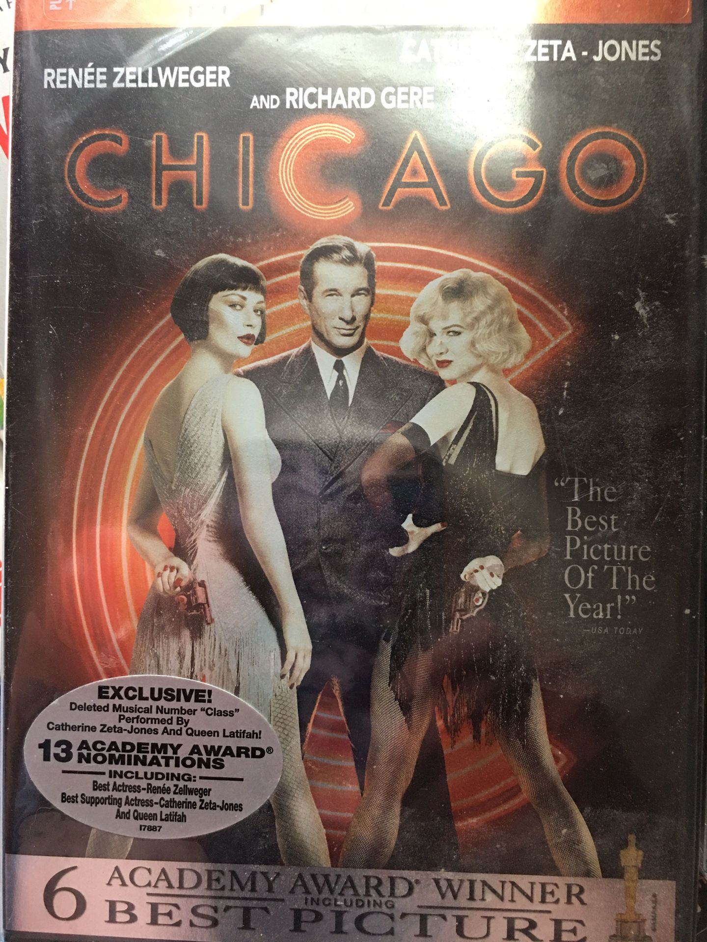 Dvd.. not opened.. popular musical “CHICAGO”