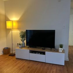 White TV Stand 