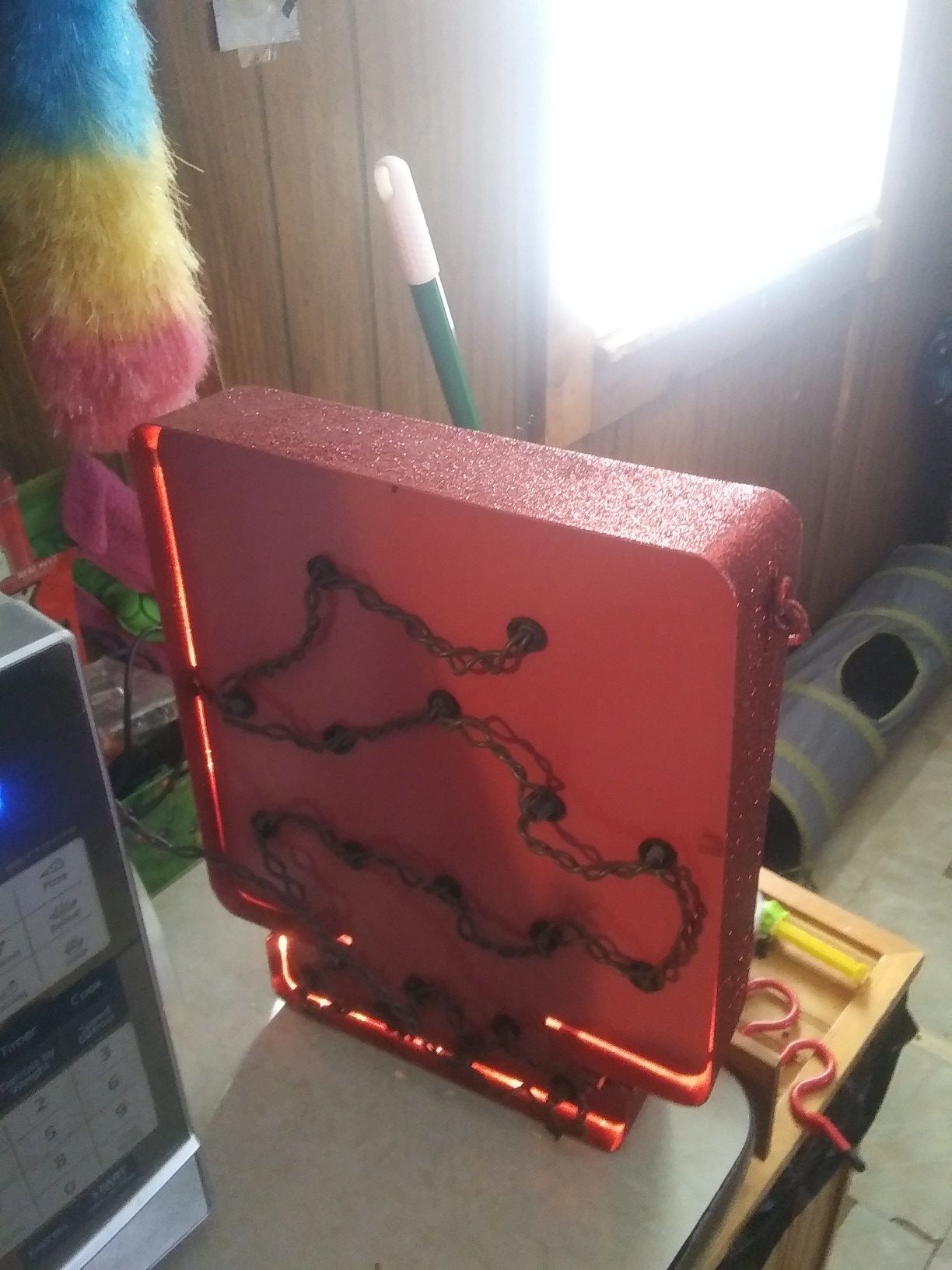 Santa Workshop OPEN sign. Great for a small business