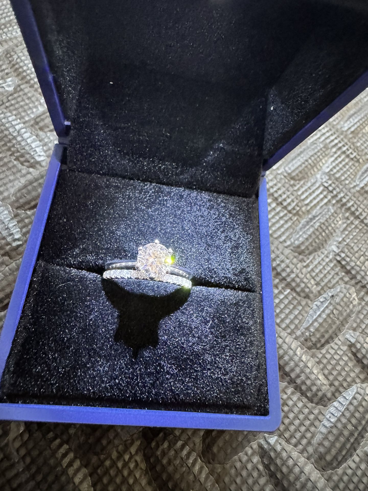 Brand New 2ct Moissanite S925 Sterling Silver Wedding And Engagement Ring, Various Size, Pass Tester!