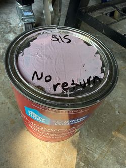 FREE can of pink unused paint