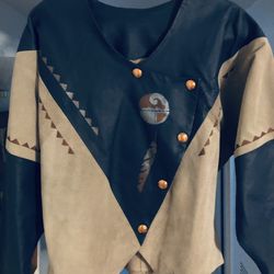 Handcrafted Leather And Suede Bomber Jacket PRICE DROP!!