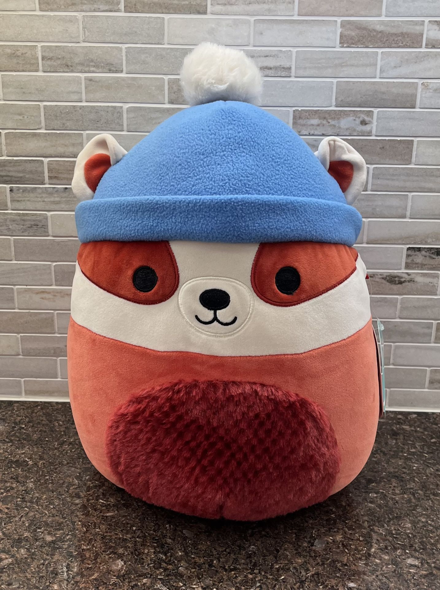 Squishmallows 12” Florian The Badger Cozy Squad