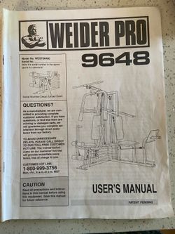 Home Gym - Weider Pro 9648