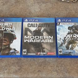 ~ 5 PLAYSTATION 4 PS4 GAMES ~