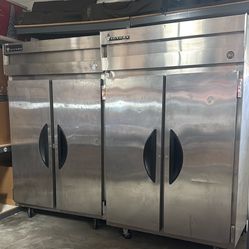 Victory Stainless Steel Fridge VR-2 And Freezer VF2 Combo. Need Repair