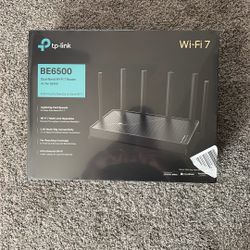 TP Link BE6500 Wireless Router W/ WiFi 7