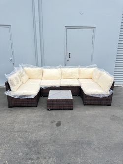 7pc Outdoor Patio Furnitures Set 
