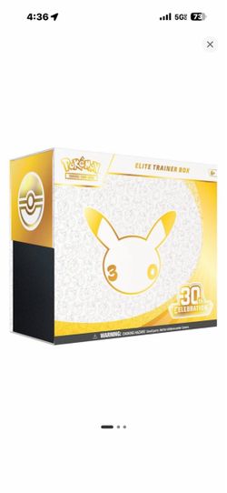 Pokemon 30th celebration ETB