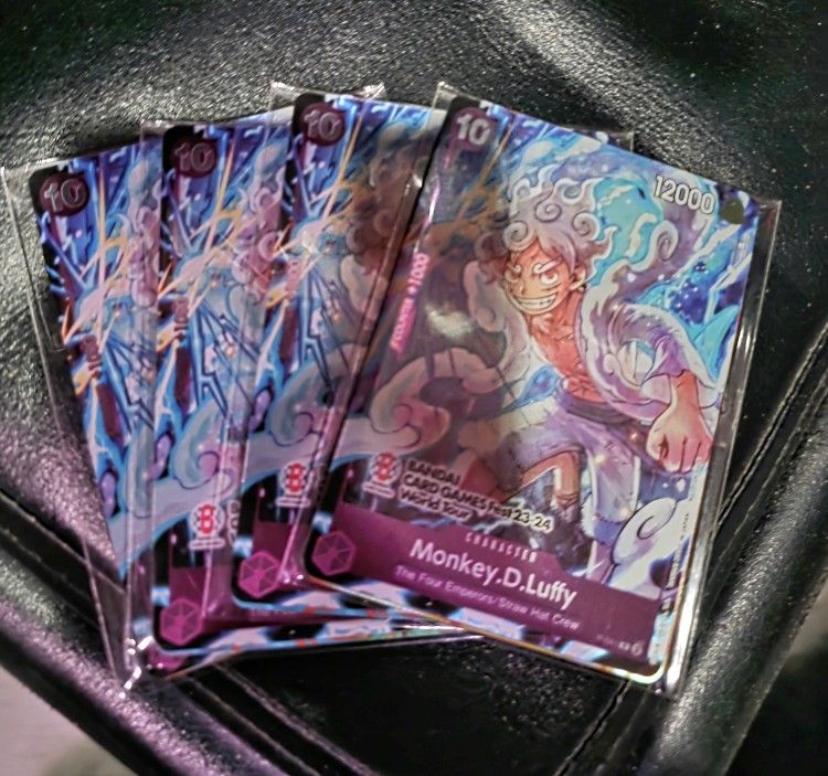 One Piece TCG Banday Card Games Fest Gear 5 Luffy Playset In Package