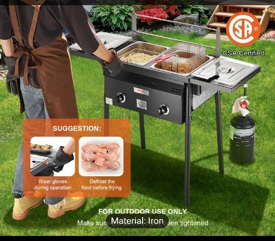 Profane Deep Fryer Cart Inbox Never Used 