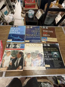 Vintage LOOK Kennedy Magazines, all included