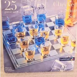 Shot Glass Checkers Set