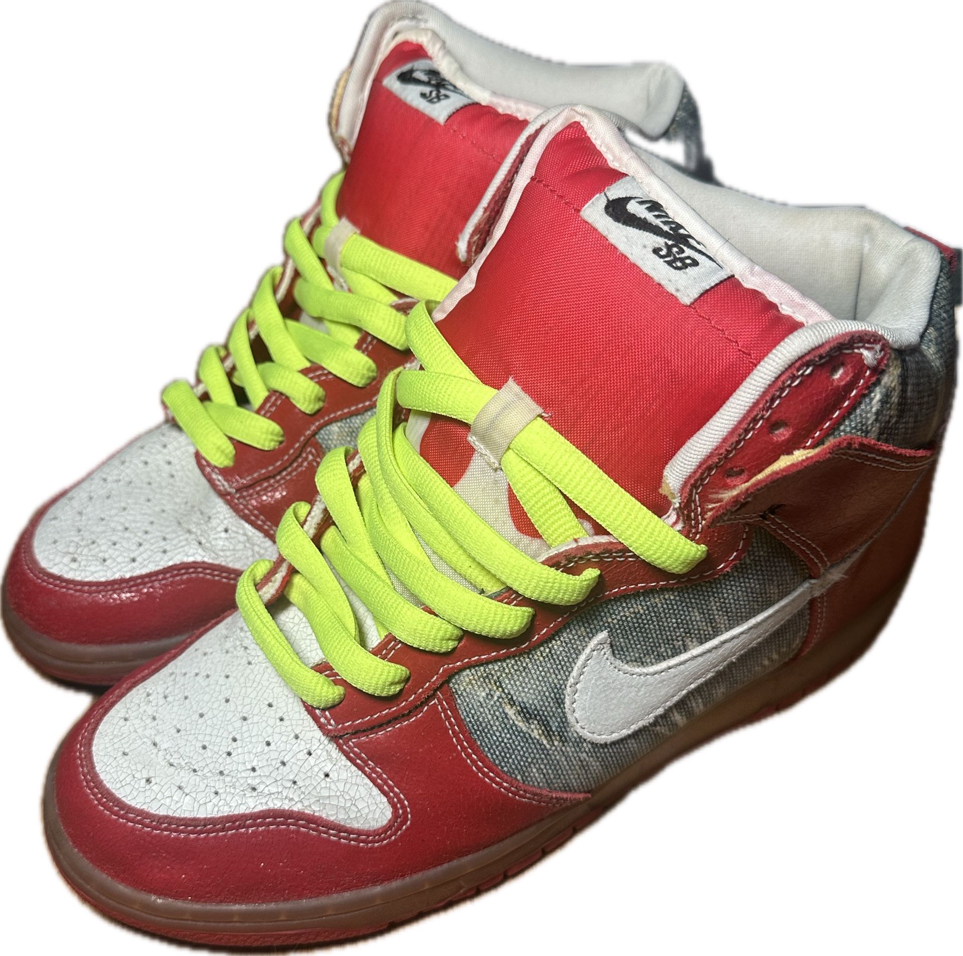 Size 9.5 Nike SB Dunk high premium Shoe Goo