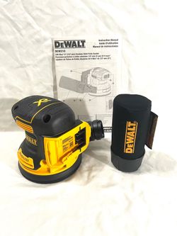 Brand new DeWalt XR 20 V brushless orbital palm sander. Tool only