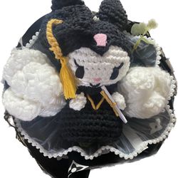 Graduation Kuromi Crochet Bouquet 