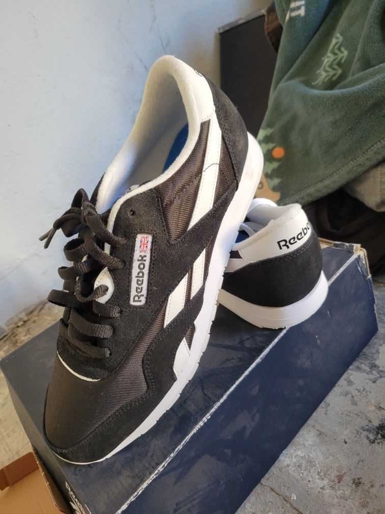 Blackcl Nylon Running Shoes Reebok S ize 12