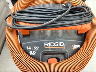 Wet/Dry Ridgid vacuum