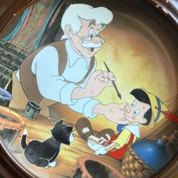 Disney Collector Plate Pinocchio