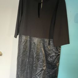 Ashley steward  Faux Suede Dress