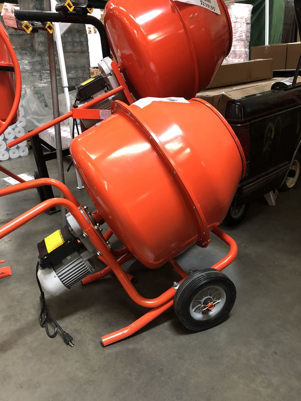 5 cubic feet low profile cement mixer barrel 1/2hp 110volt for Sale in