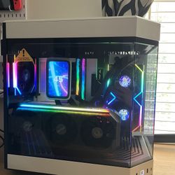 High end gaming pc (rtx 5080 2tb SSD HYTE y60 64gb DDR5 z790 lian li wireless lcd fans)