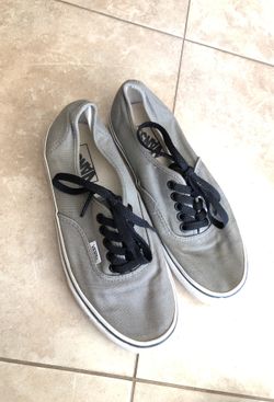 Grey canvas Vans