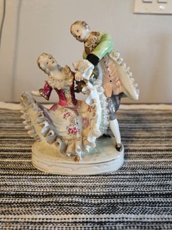 Victorian Dancing Couple Figurine