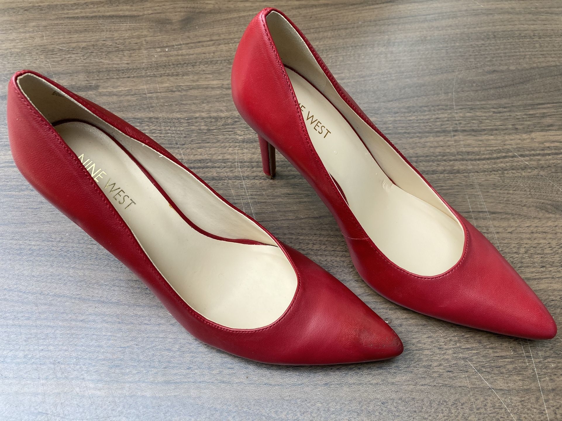 Nine West Red Pumps Size 8M