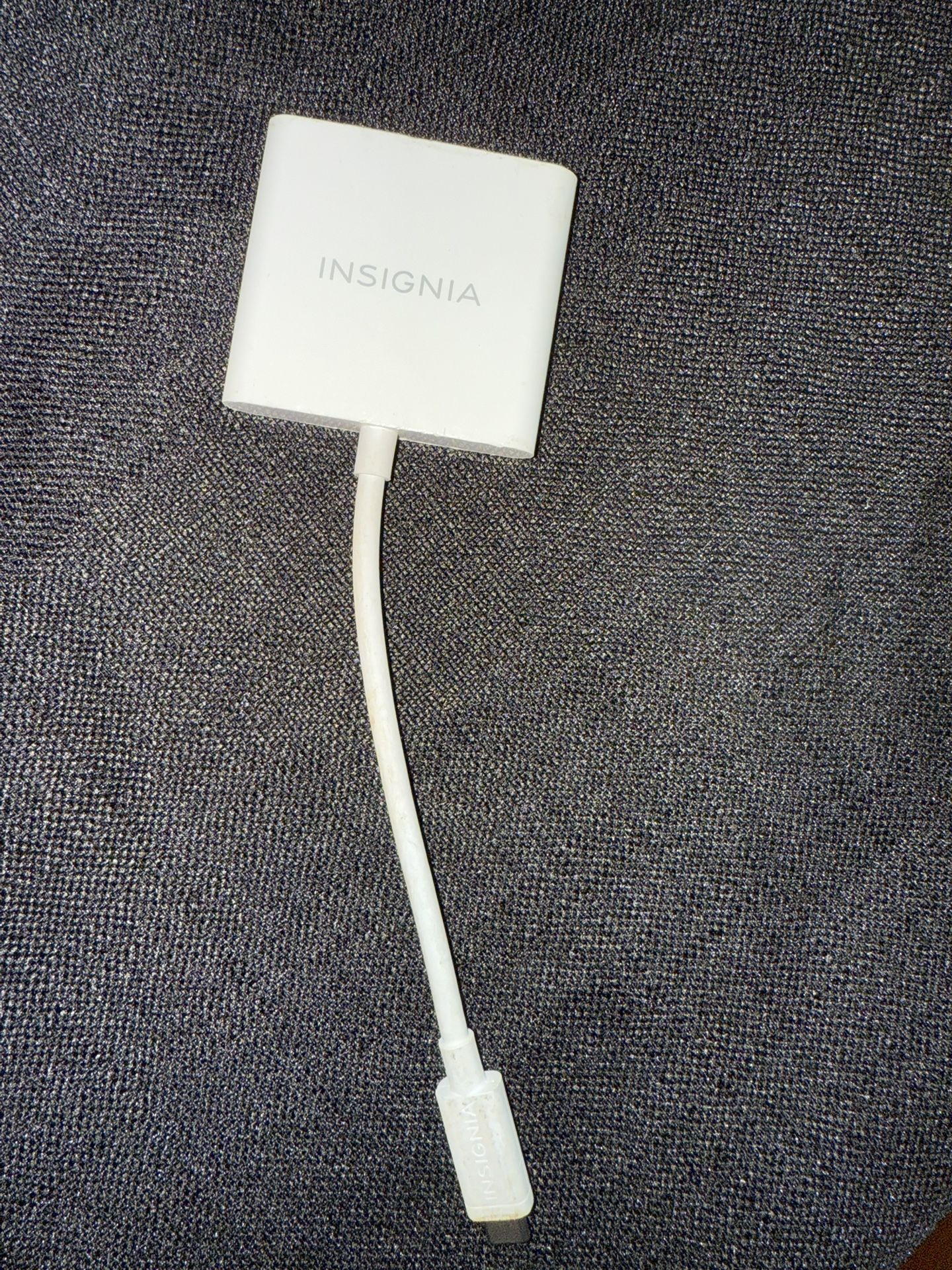 Insignia™ - USB-C to HDMI Multiport Adapter - White