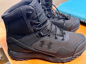 UA Men’s Valsetz Tactical Black Boots Size 11