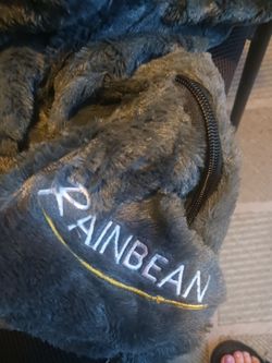 BRAND NEW IN PACKAGE RAIN BEAN EX EX LARG BEAN BAG COVER GOLD BIG ZIPPERS PAID 89 SELL 1ST 15 FIRM
