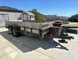 Heavy Duty 14k lbs. equipment / utility flatbed trailer 7’x18’