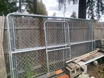 Dog kennel 10 x 10 with roof shade kit
