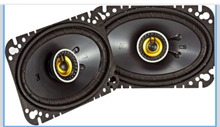 Kicker 4X6 Speakers