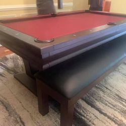 Elegant Dining Pool Table  