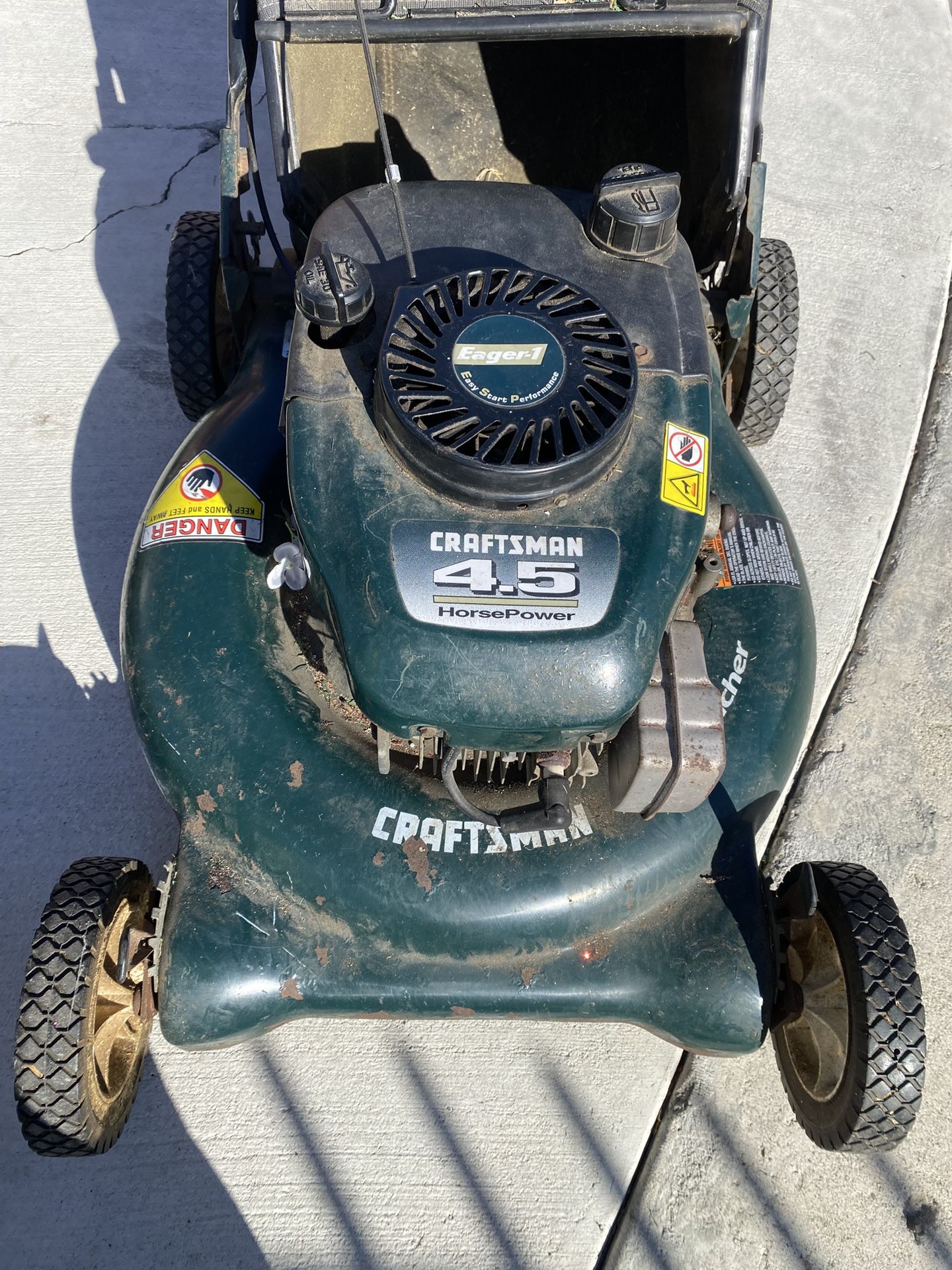 Lawn Mower 4.5 Craftsman 