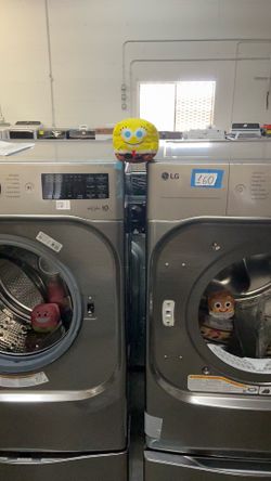 LG Washer + Dryer + SideKick Pedestal Washer + FREE Pedestal — Still Wrapped