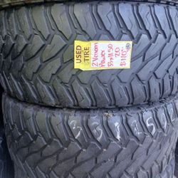 ⭐️2 Used Venom Power Tires 33/11.50/20