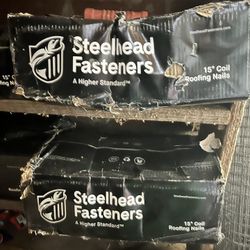 Galvanized Steele Roofing Nails,  Smooth Shank ( Steelhead FASTENERS)