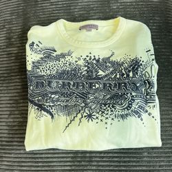 Lime Green Burberry Crewneck
