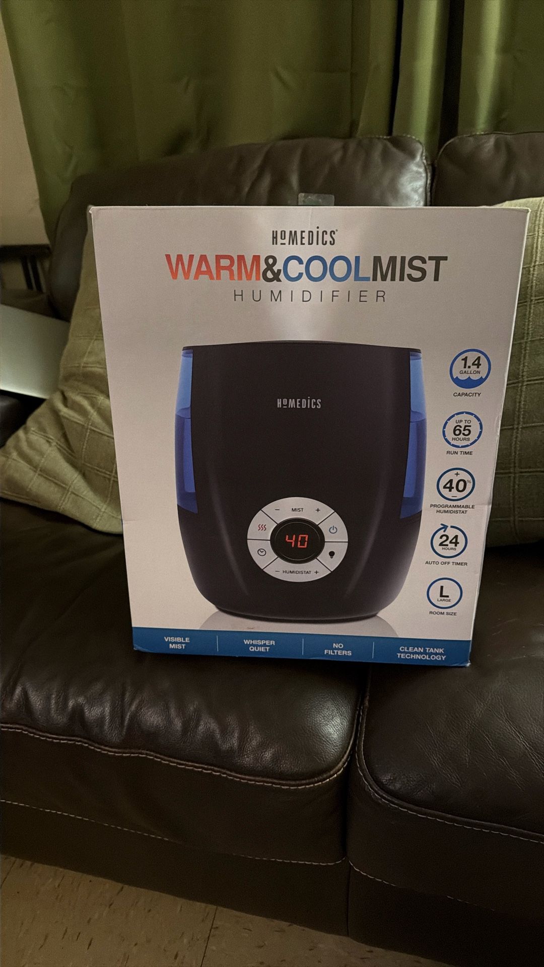 Warm & Cool Mist Ultrasonic Humidifier